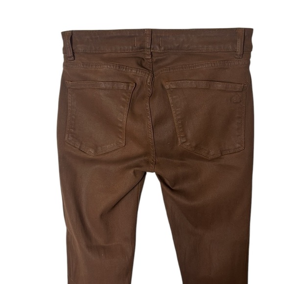 DL1961 jeans ,women’s EMMA SKINNY low rise instasculpt  coated , brown ,size 28 - Picture 9 of 13
